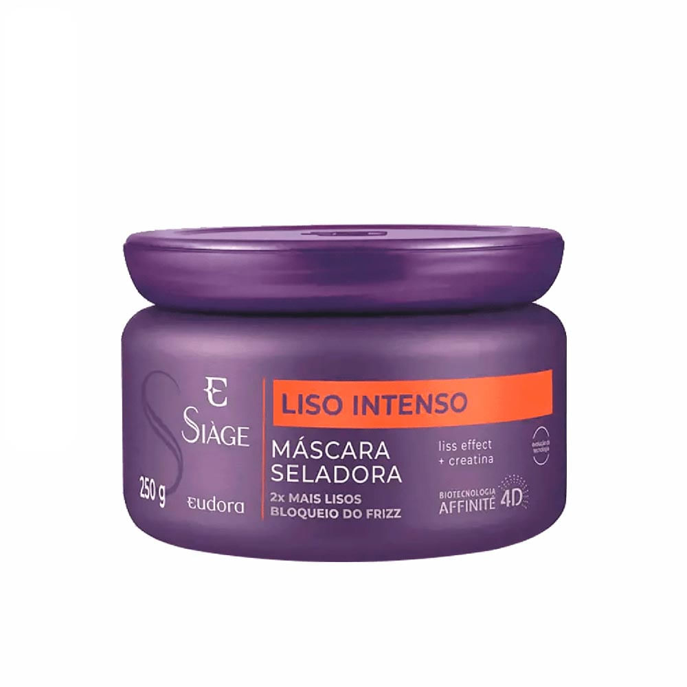 Máscara Capilar Eudora Siàge Seladora Liso Intenso 250ml