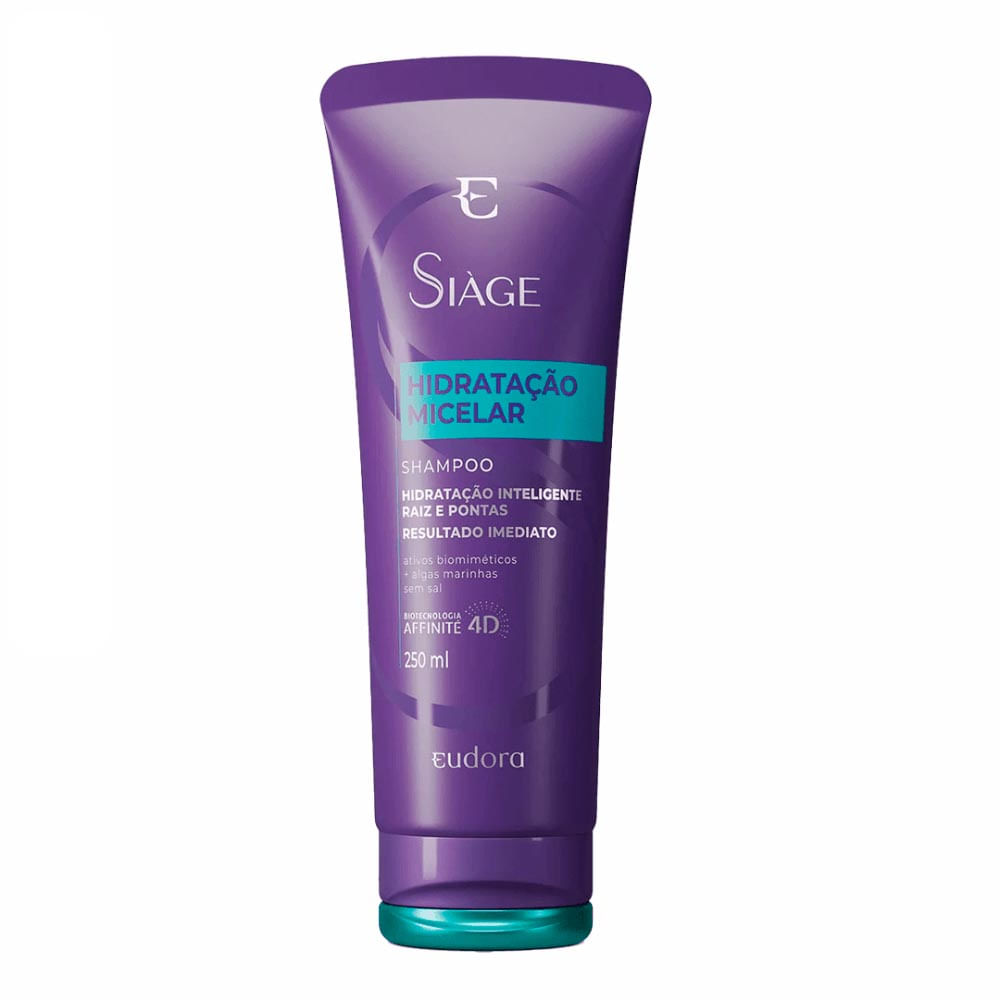 Shampoo Eudora Siàge Hidratação Micelar 250ml
