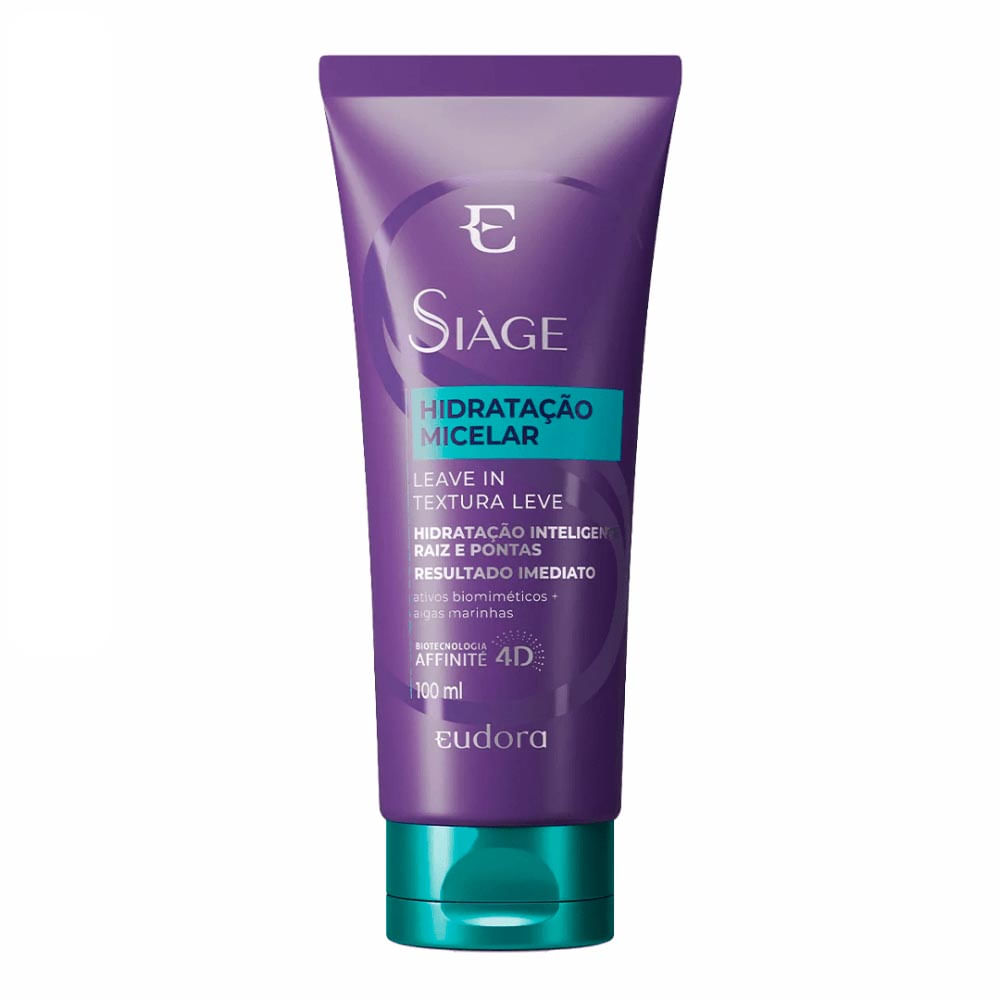 Leave-in Capilar Eudora Siàge Hidratação Micelar 100ml