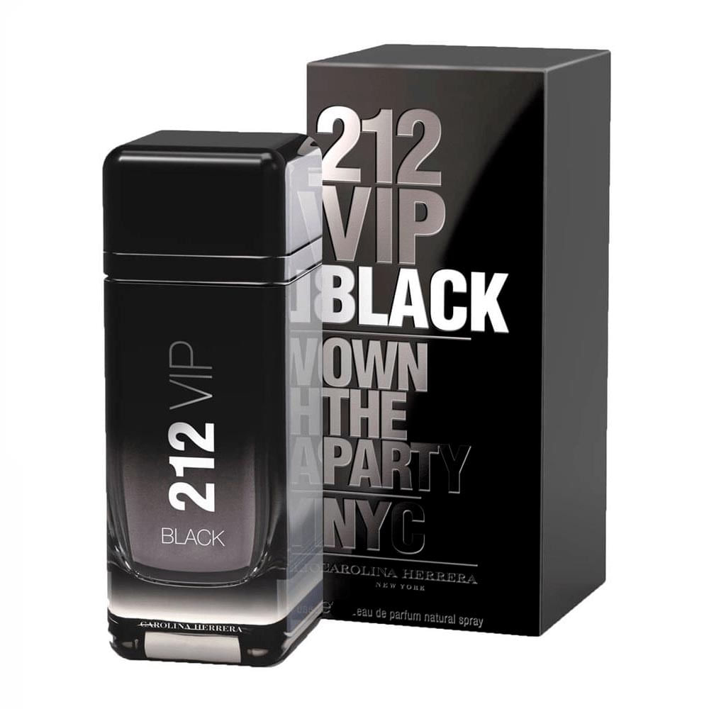 212 VIP Black de Carolina Herrera Eau de Parfum Perfume Masculino 100ml ...