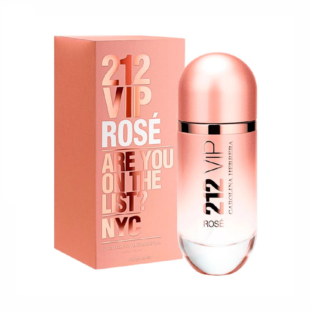 212 VIP Rosé de Carolina Herrera Eau de Parfum Perfume Feminino 80 ml