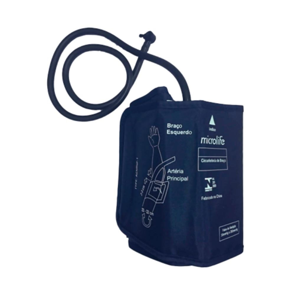 Braçadeira p/ Aparelho de Pressão Azul Tam. M 22-32cm Microlife