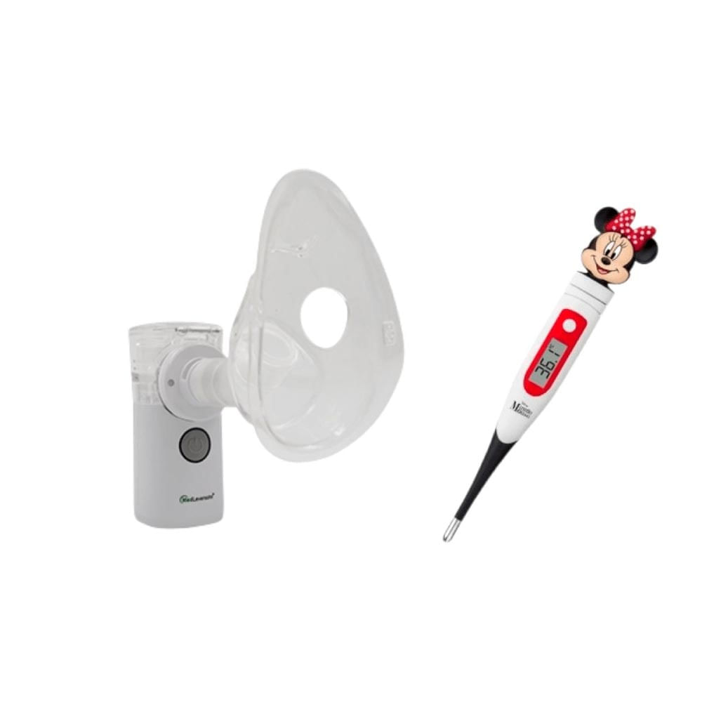 Nebulizador Ultrassônico Medlevensohn + Termômetro Digital Minnie