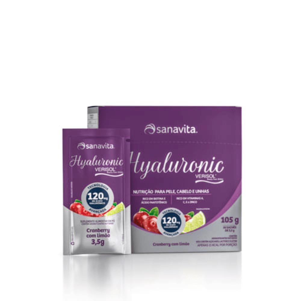Hyaluronic Verisol® Cranberry com Limão 30 Un.