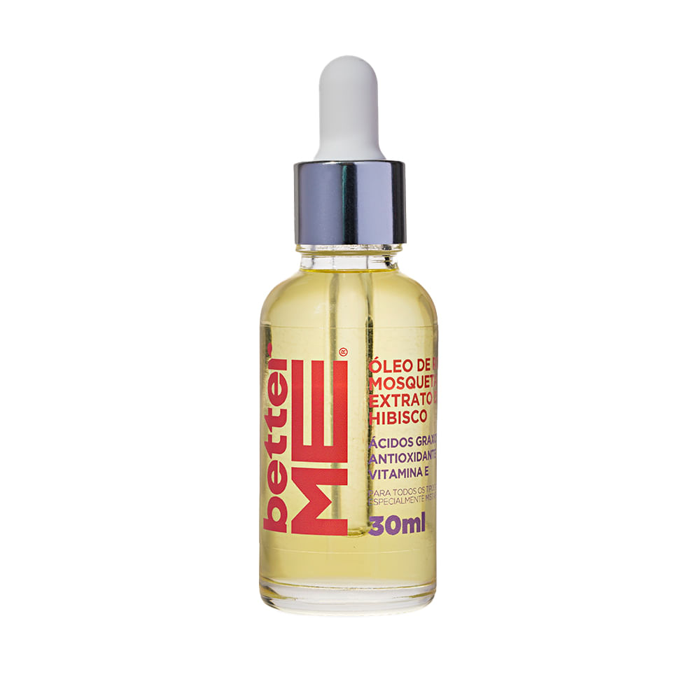 Óleo de Rosa mosqueta + Extrato de Hibisco Better Me 30ml