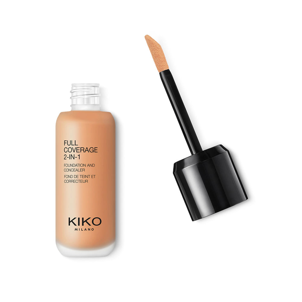 Base e Corretor 2 em 1 Kiko Full Coverage 2-In-1 Foundation & Concealer Cor Neutral