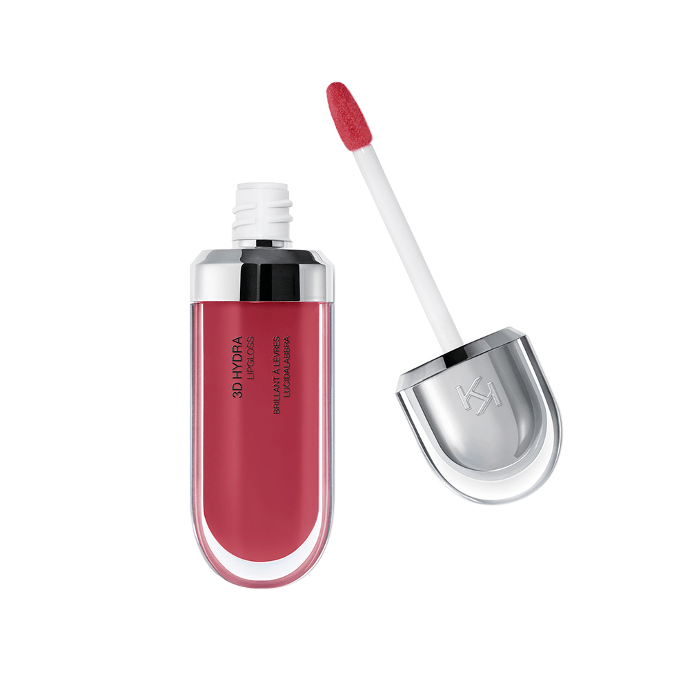 Batom Liquido Kiko Lip Gloss 3D Hydra Cor 21 Brun Rose