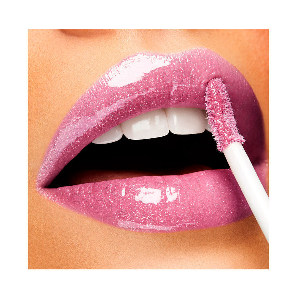 Batom Liquido Kiko Lip Gloss 3D Hydra Cor 27 Pearly Lavender