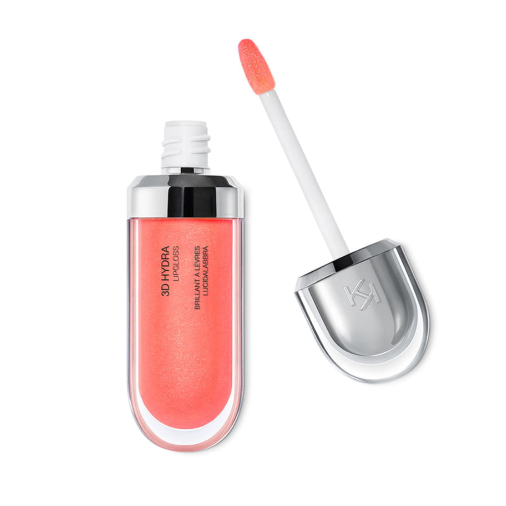 Batom Liquido Kiko Lip Gloss 3D Hydra Cor 09 Soft Coral