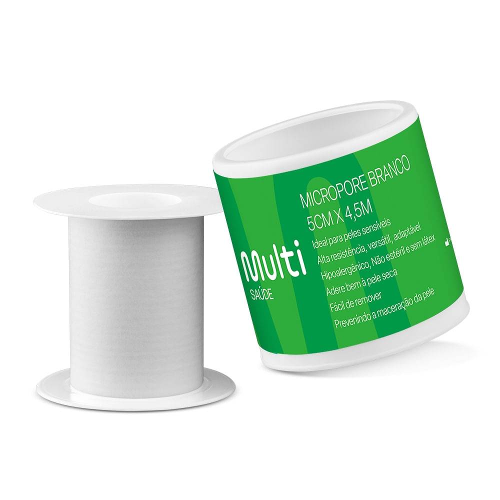 Micropore Multilaser 5x4,5cm Branco