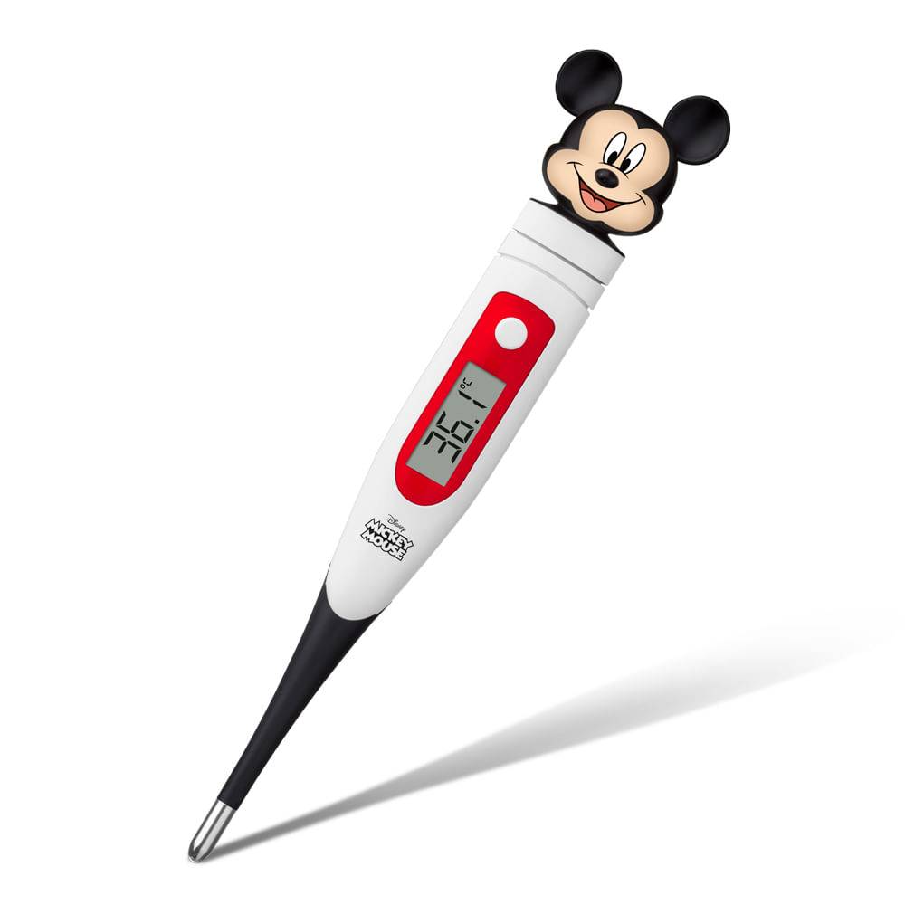 Termômetro Digital Mickey Disney com Ponta Flexível Multilaser Saúde HC078