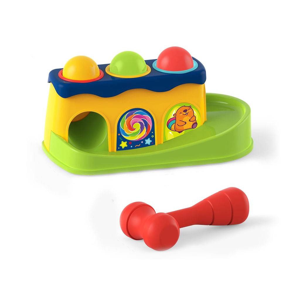 Martelinho Educativo com Bolinhas Multikids Baby