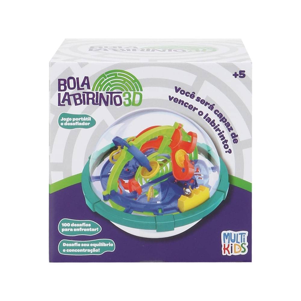 Jogo Bola Multikids Labirinto 3D