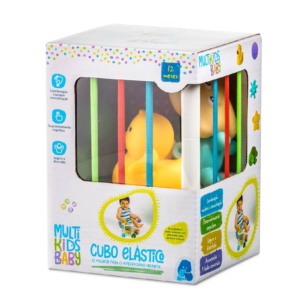 Cubo Elástico Multikids Baby Com 5 Blocos
