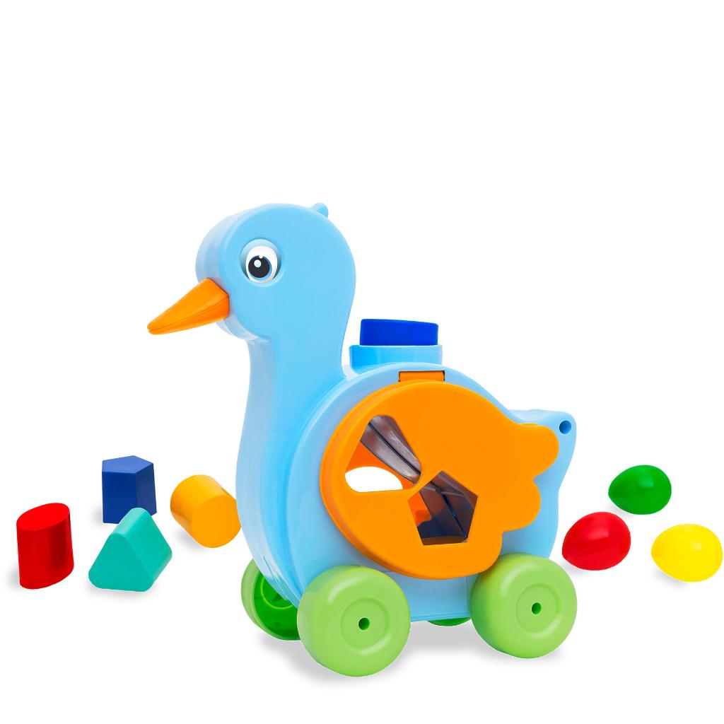 Brinquedo Educativo Blocos de Encaixar Cardoso Tópi Pata Bota Ovo 7 Peças