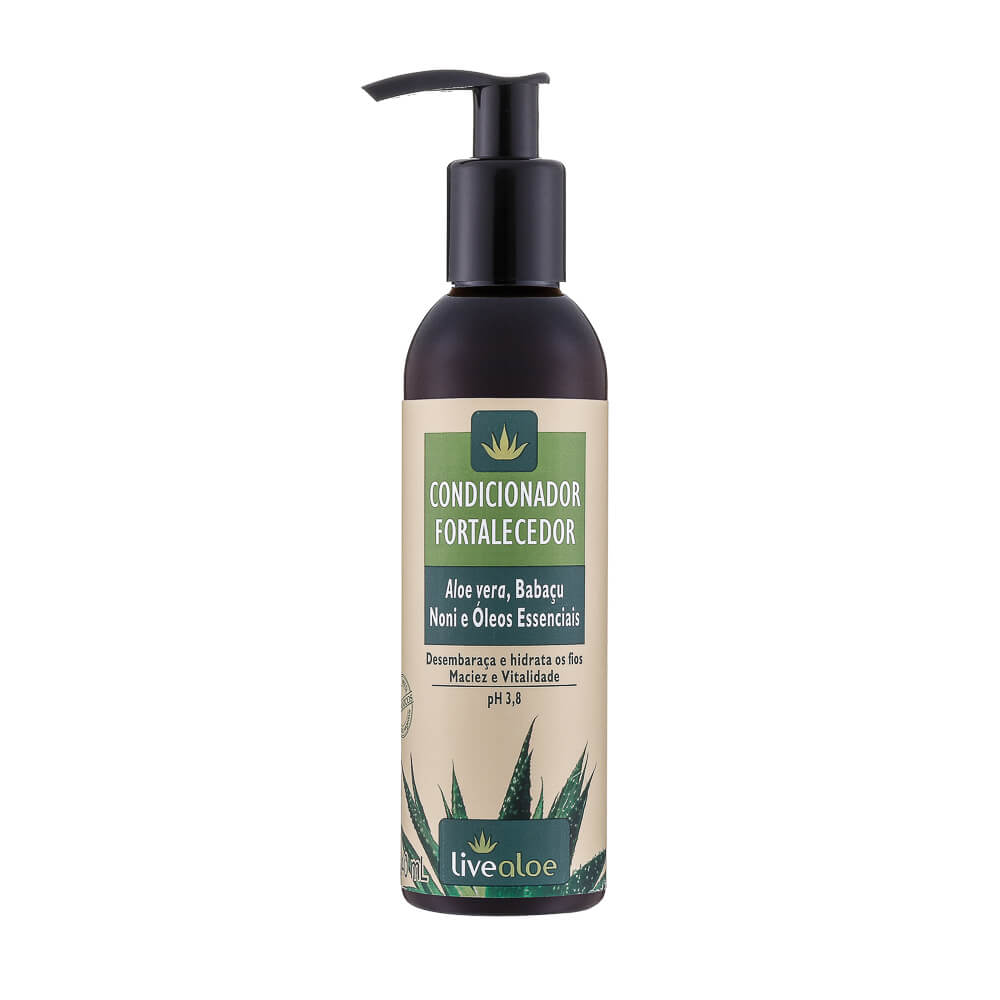 Condicionador Livealoe Vegano Fortalecedor Natural 240Ml