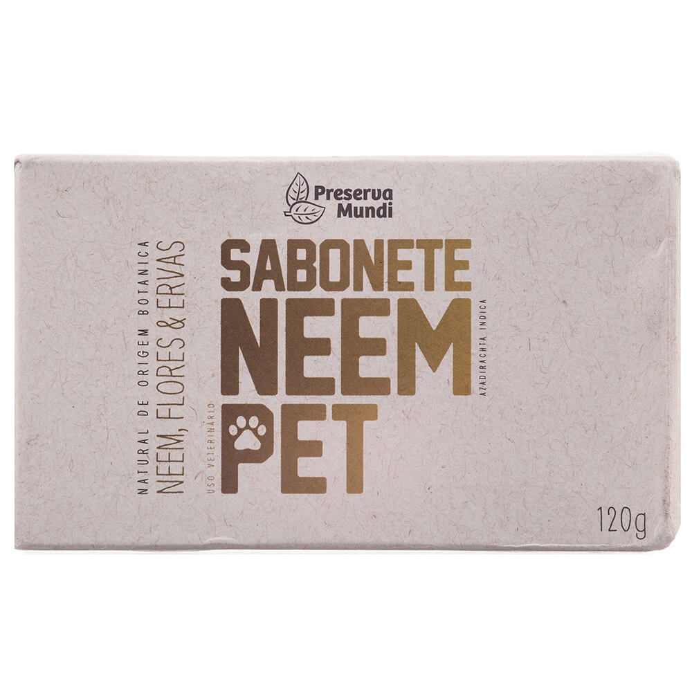 Sabonete Natural Preserva Mundi Neem Pet Flores E Ervas 120g