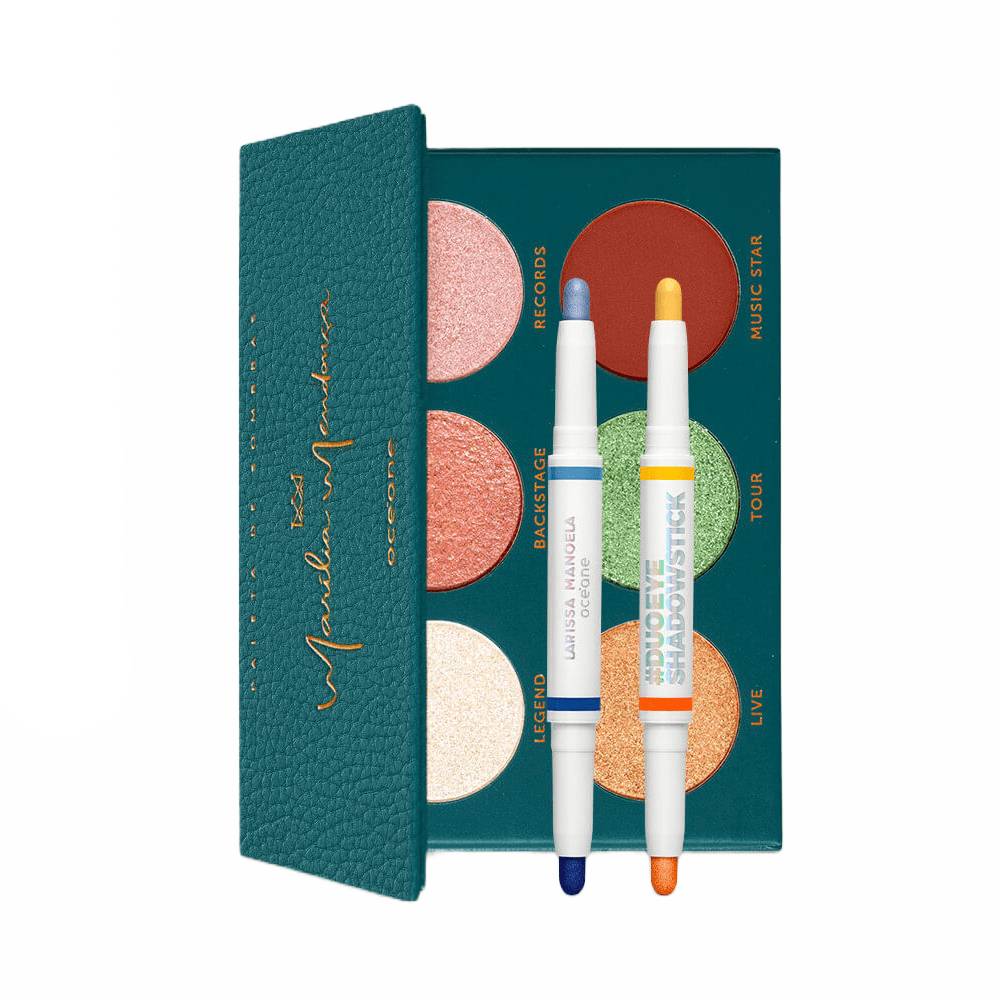 Kit Océane Paleta De Sombras Marília Mendonça + 2 Sombras Em Bastão Dupla