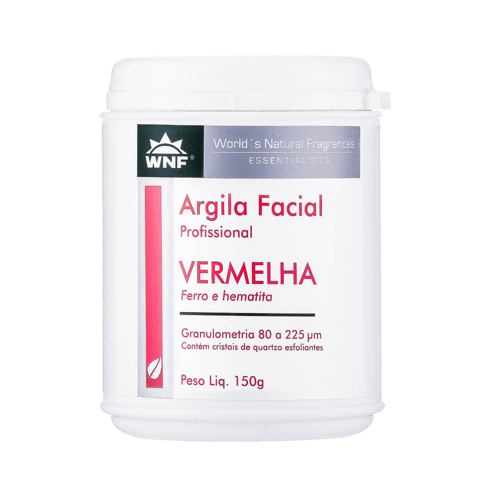 Argila Facial Profissional Vermelha WNF 150g