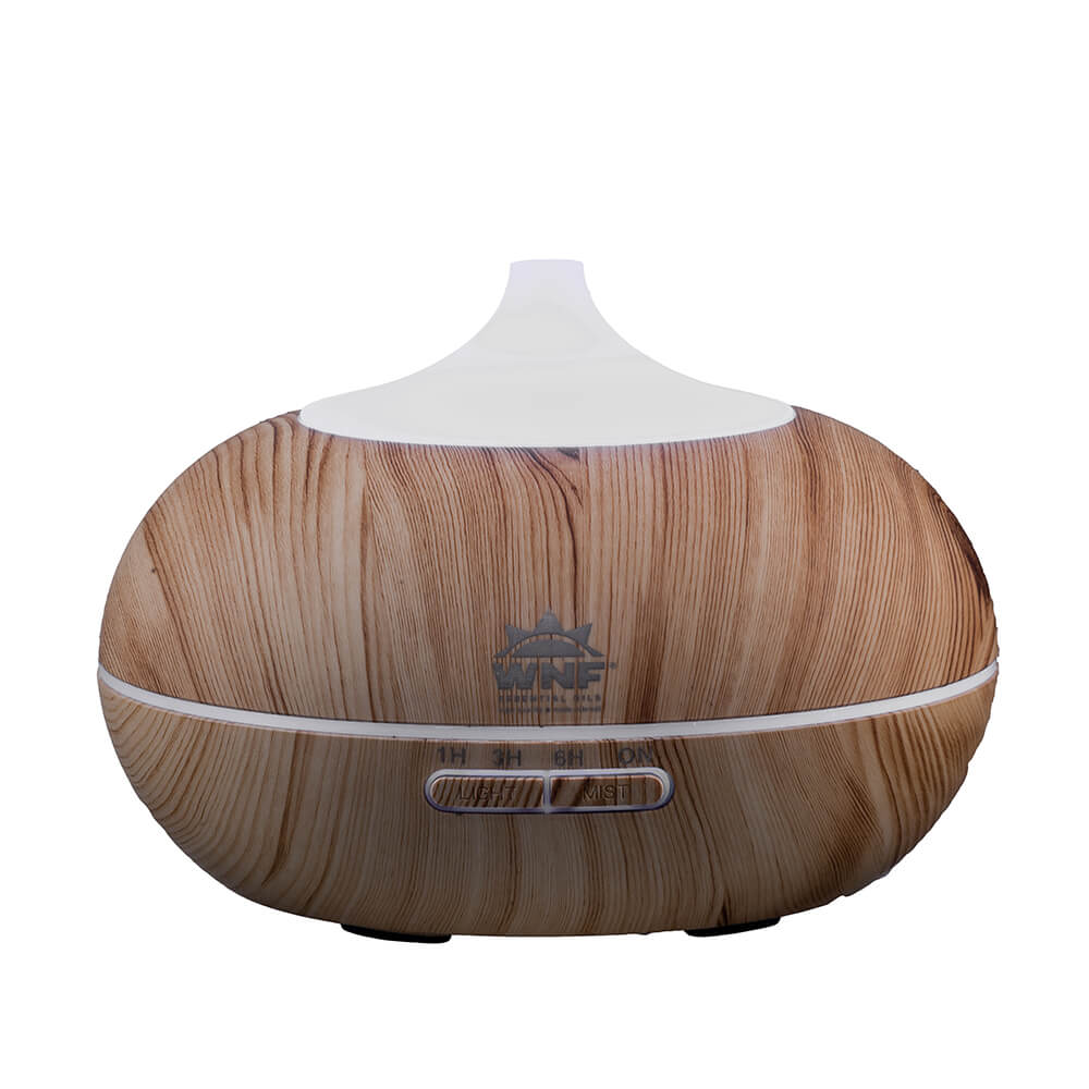 Difusor De Aromas Ultrassônico E Umidificador Amadeirado WNF