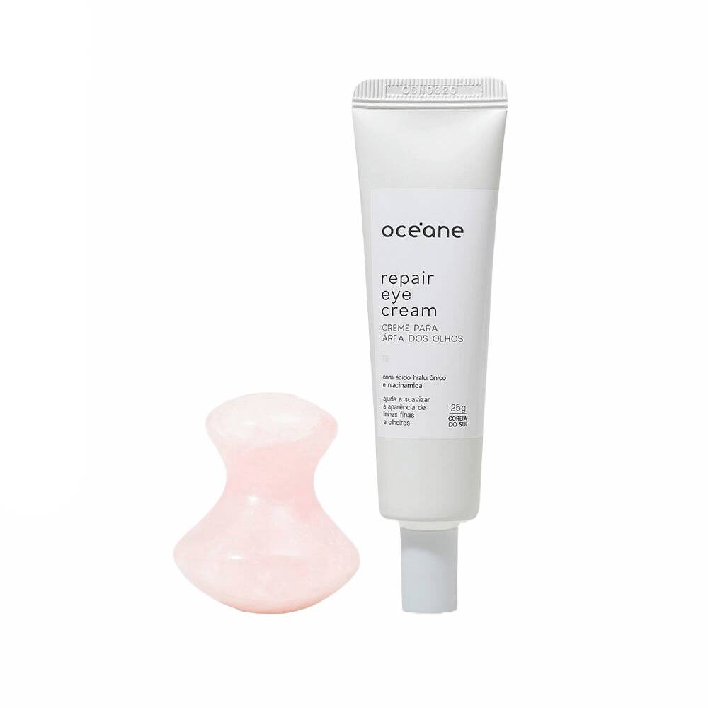 Kit Océane Creme Para Área Dos Olhos + Massageador Para Olhos