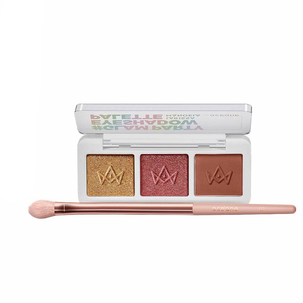 Kit Océane Paleta de Sombras Glam Party Larissa Manoela + Pincel