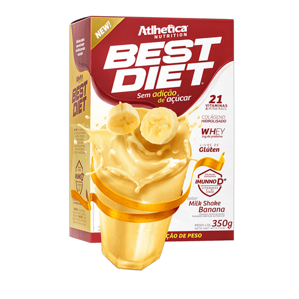 Shake Best Diet Milk Banana Atlhetica Nutrition 350g