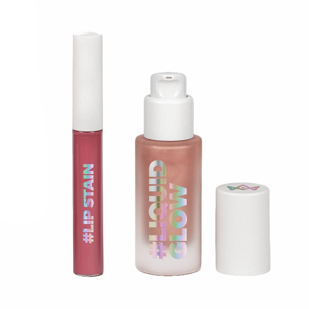 Kit Larissa Manoela By Océane Iluminador Rosado + Batom Rosado