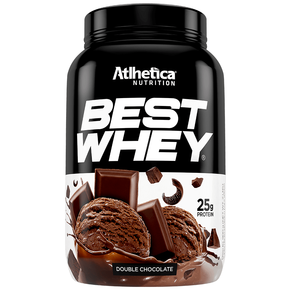 Best Whey Protein Double Chocolate Atlhetica Nutrition 900g