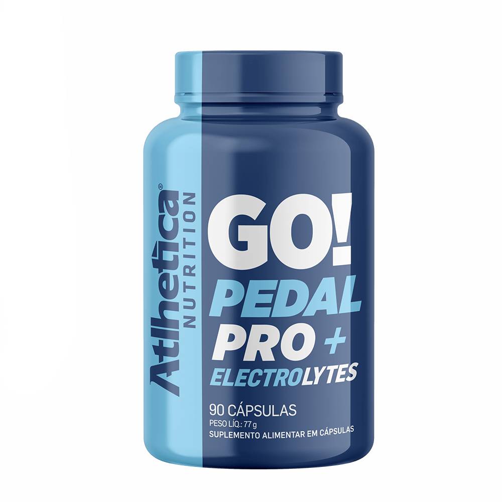 GO! Pedal Pro + Electrolytes Atlhetica Nutrition 90 Cápsulas