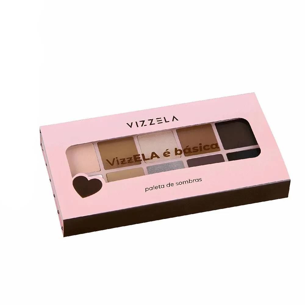 Paleta de Sombras Vizzela Ela é Básica