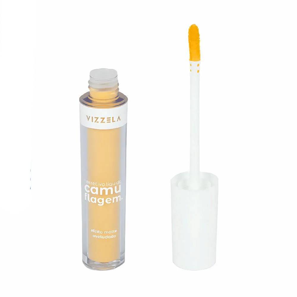 Corretivo Camuflagem Vizzela Amarelo 7g