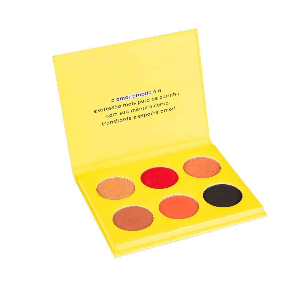 Paleta De Sombras Vizzela Look Do Dia Amor Próprio