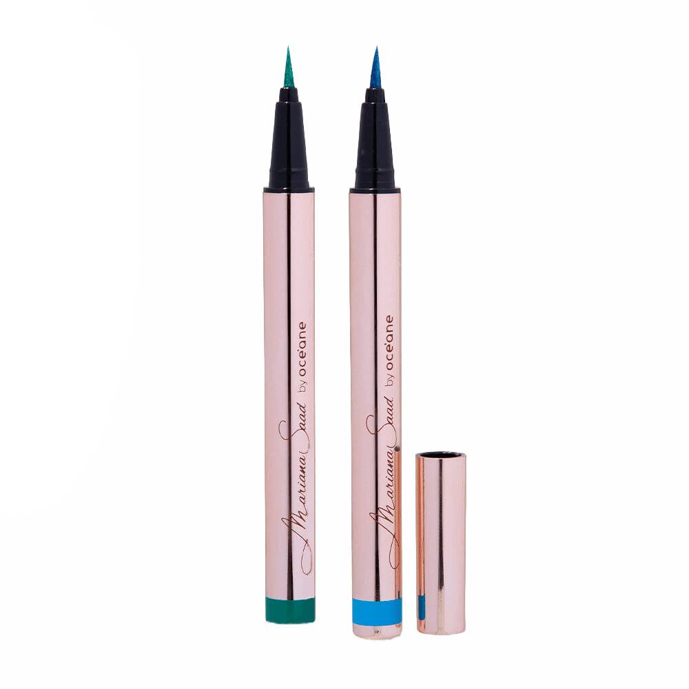 Kit Mariana Saad By Océane Caneta Delineadora Verde + Caneta Delineadora Azul
