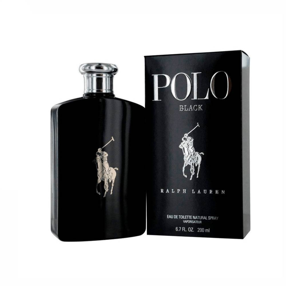 Ralph Lauren Polo Black Eau De Toilette Perfume Masculino 200Ml