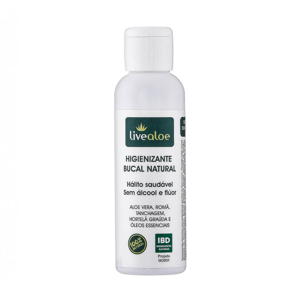 Enxaguante Bucal Natural Livealoe 60ml