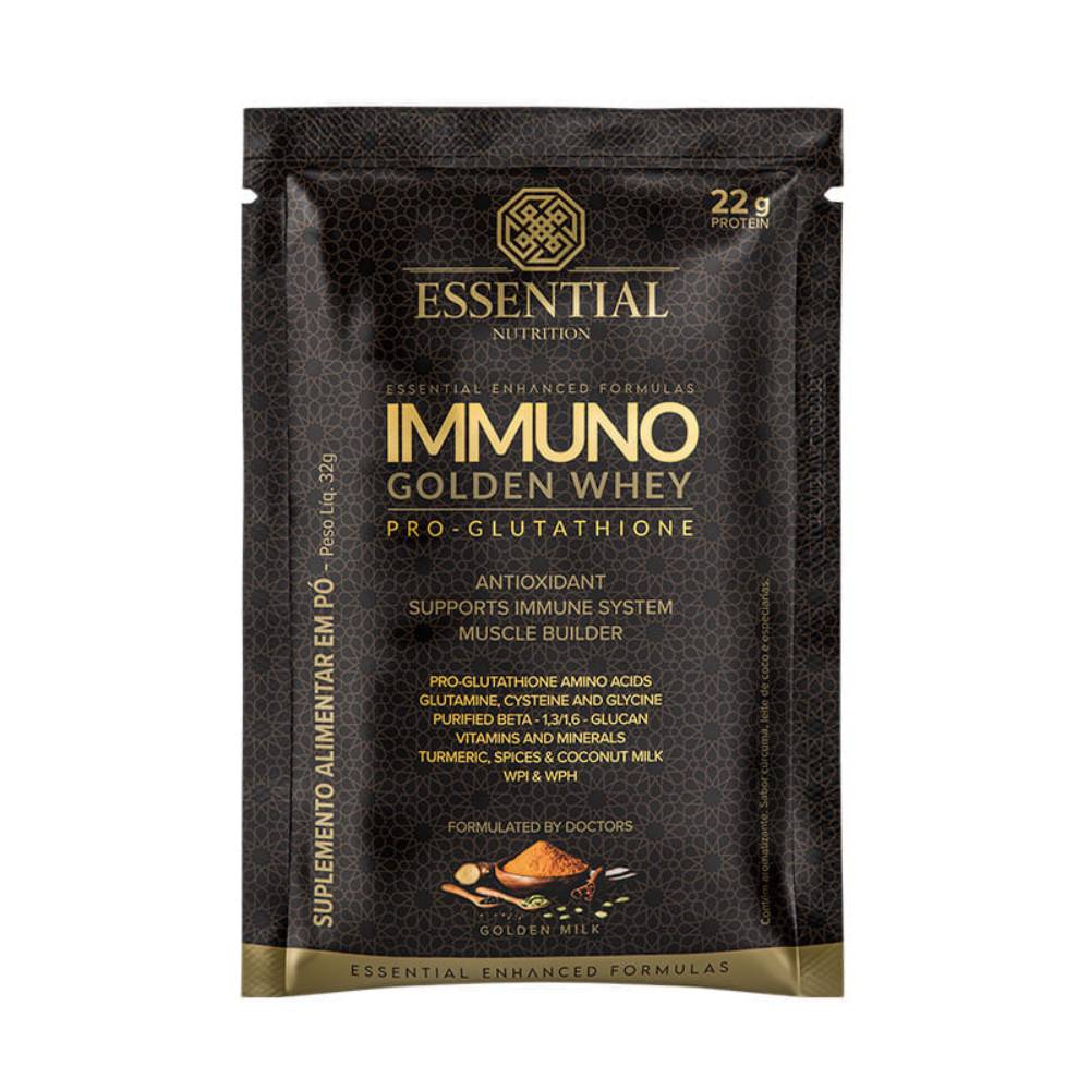 Suplemento Alimentar Immuno Golden Whey Pro Glutath Essential Nutrition 32g