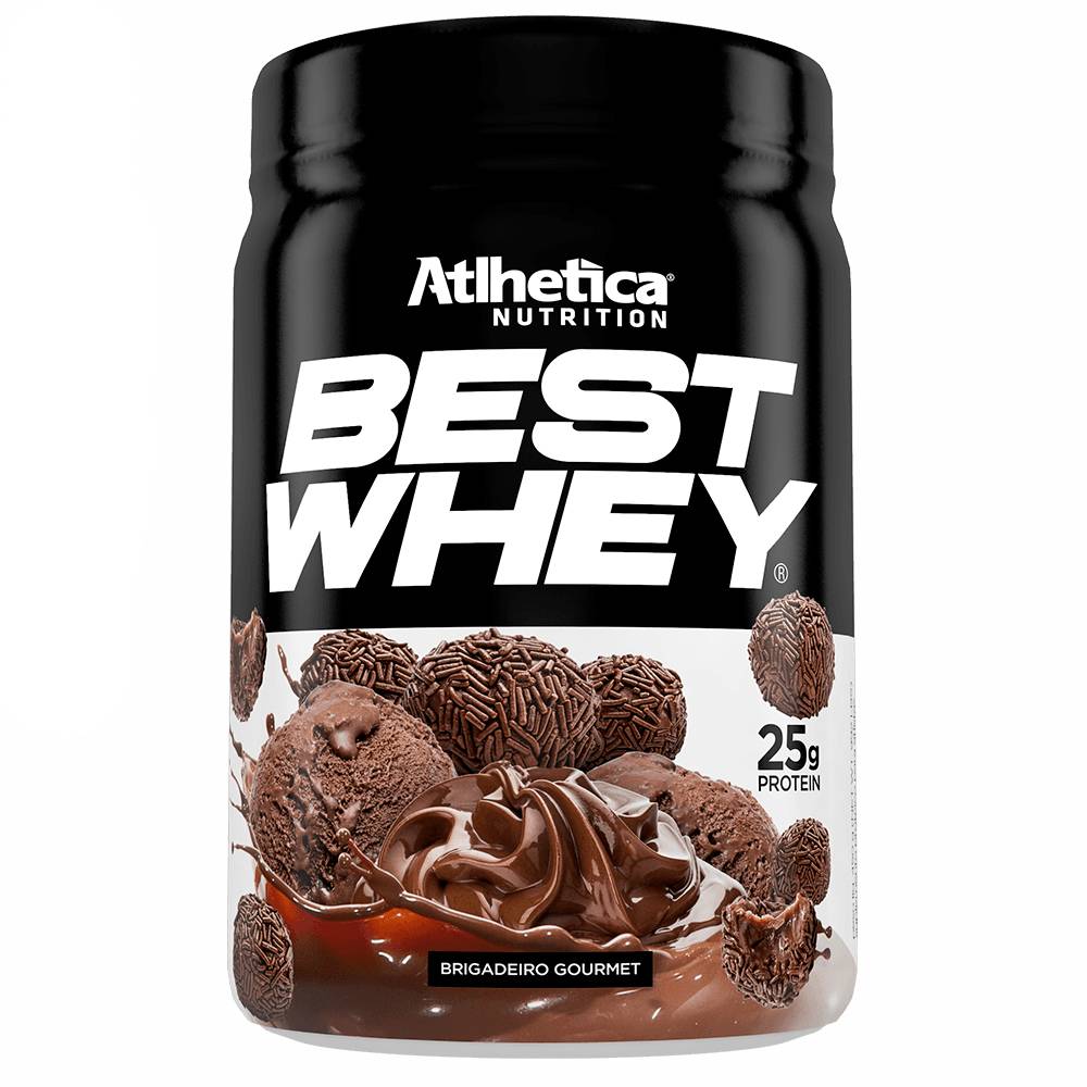 Best Whey Protein Brigadeiro Gourmet Atlhetica Nutrition 450g