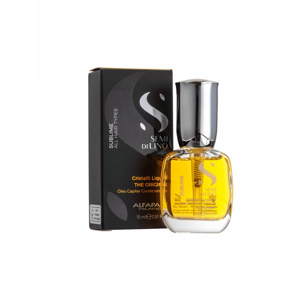 Óleo Capilar Alfaparf Milano Semi Di Lino Sublime Cristalli Liquidi 15Ml