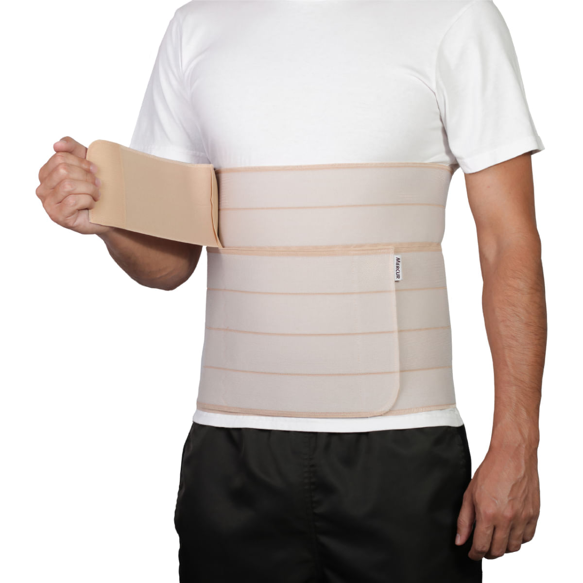 Cinta Abdominal Com Fechamento Duplo Mercur Bc 02082-30c140