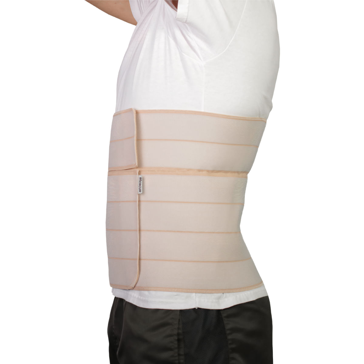 Cinta Abdominal com Fechamento Duplo Mercur BC 02082-30C140