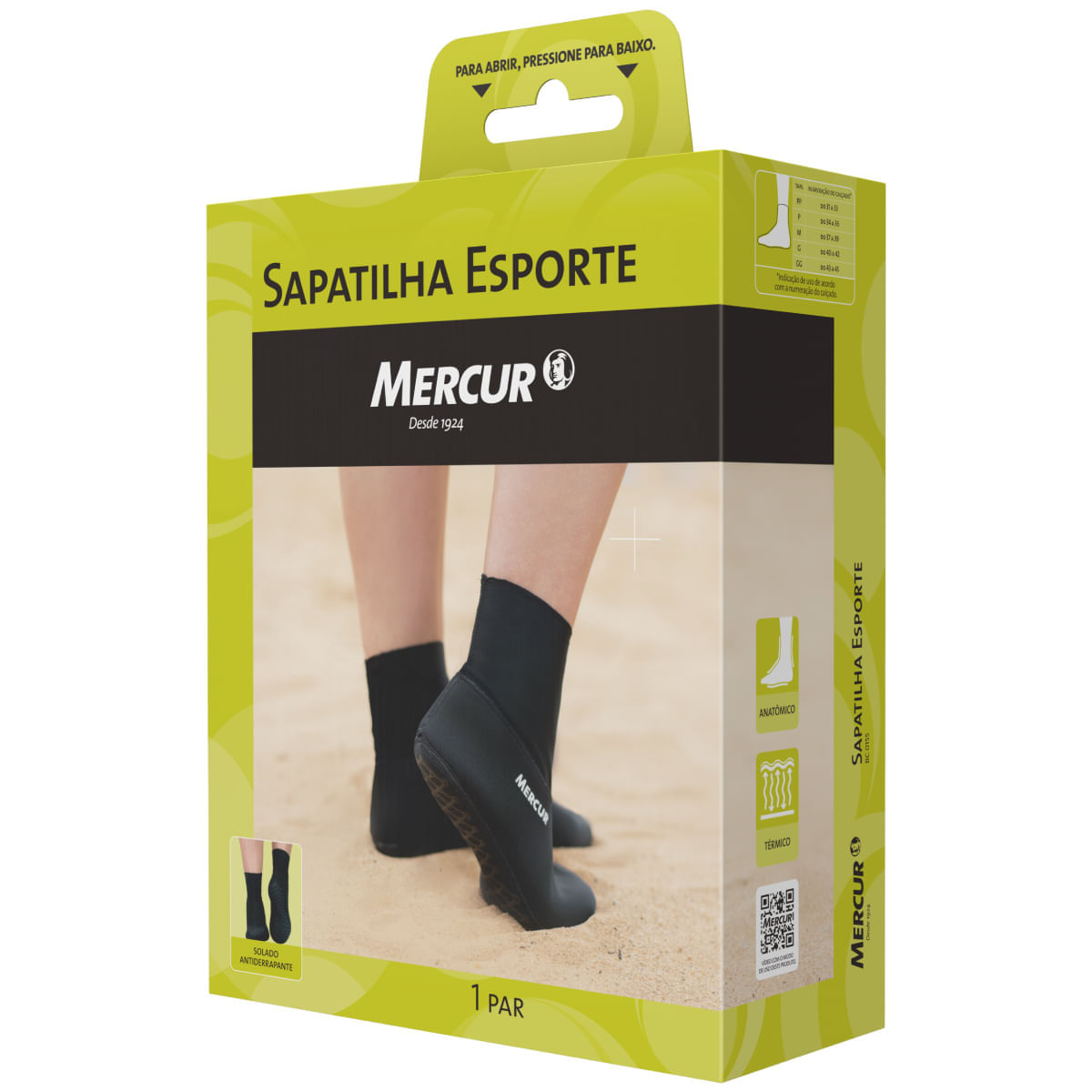 Sapatilha Esporte Mercur Tamanho G