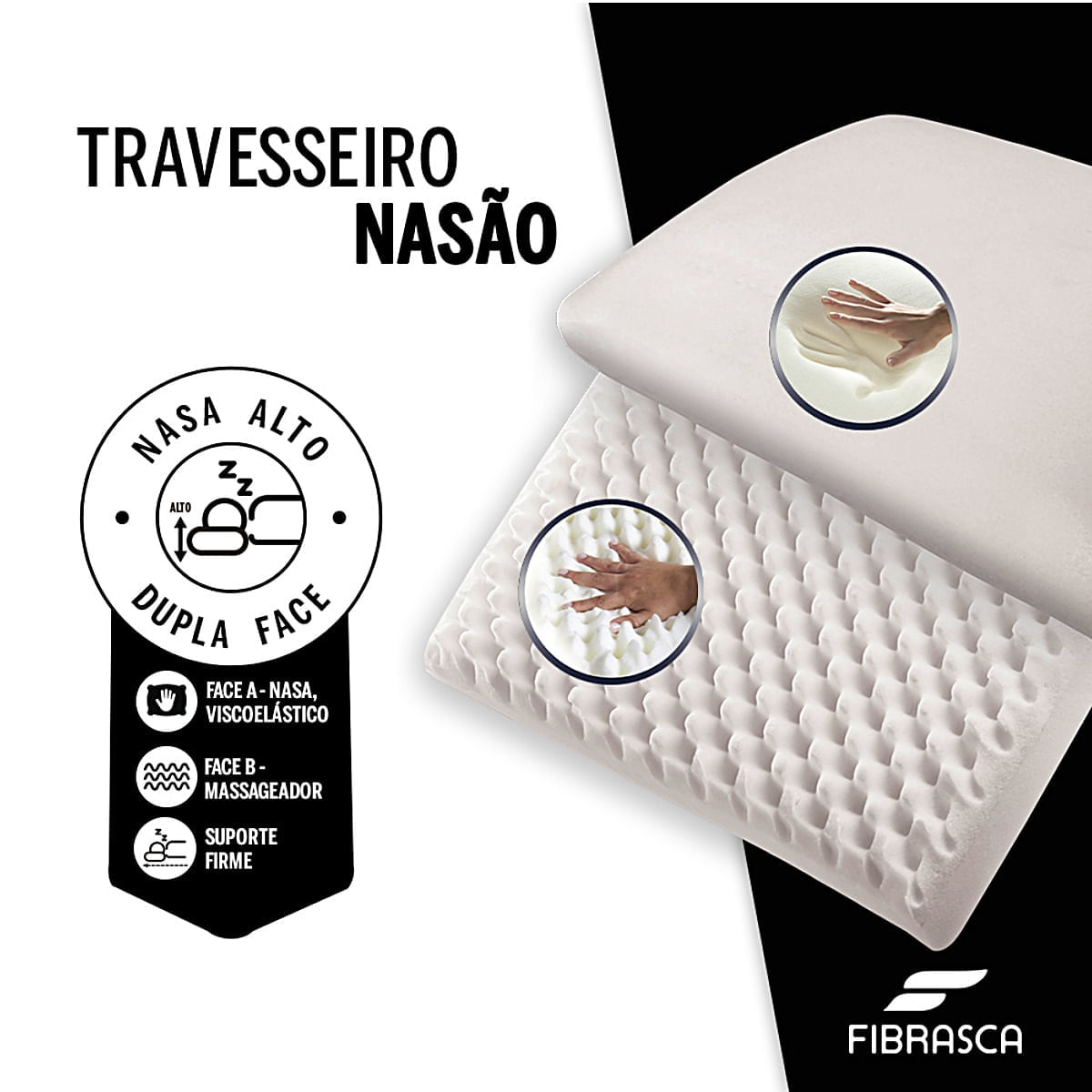 Travesseiro Nasão Fibrasca
