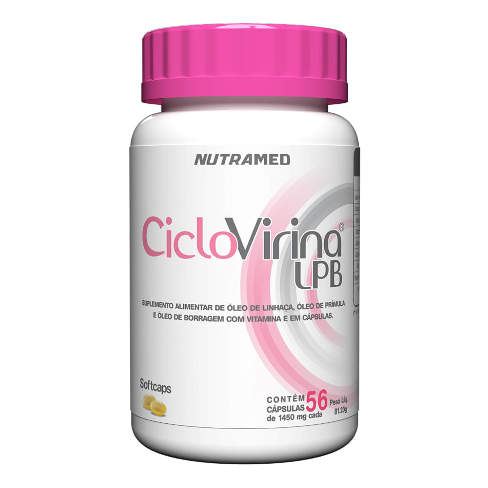 Suplemento Alimentar Ciclovirina Lpb 56 Cápsulas
