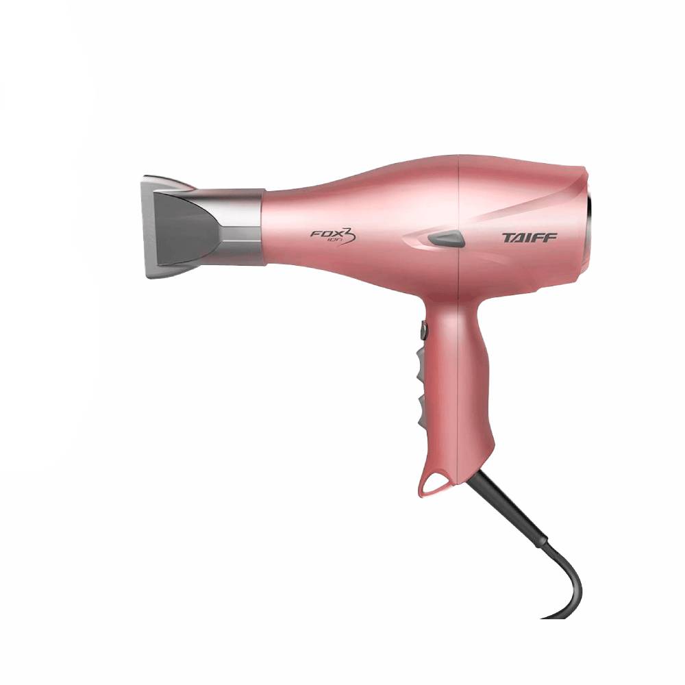 Secador De Cabelo Taiff 2200W Fox Ion 3 Rose 220V