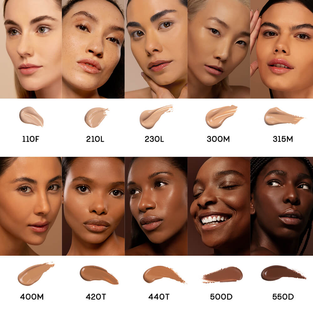 Base Líquida Escura Semi-Matte Skin Foundation Océane Edition 35ml Cor 500d