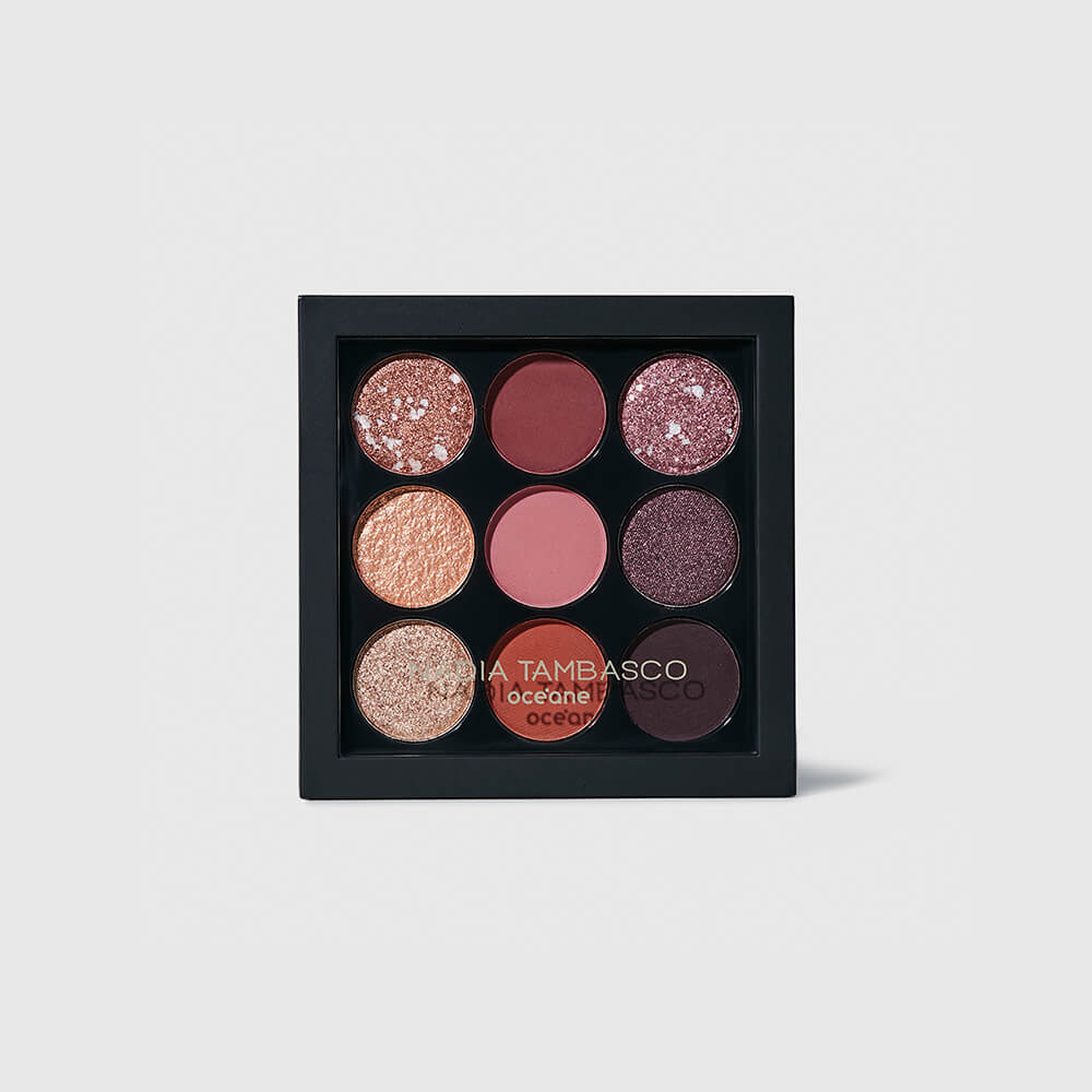 Kit Paleta de Sombras To Go My Glam + Revitalizador Labial Rosa + Caneta Delineadora Nádia Tambasco By Océane 3 Produtos