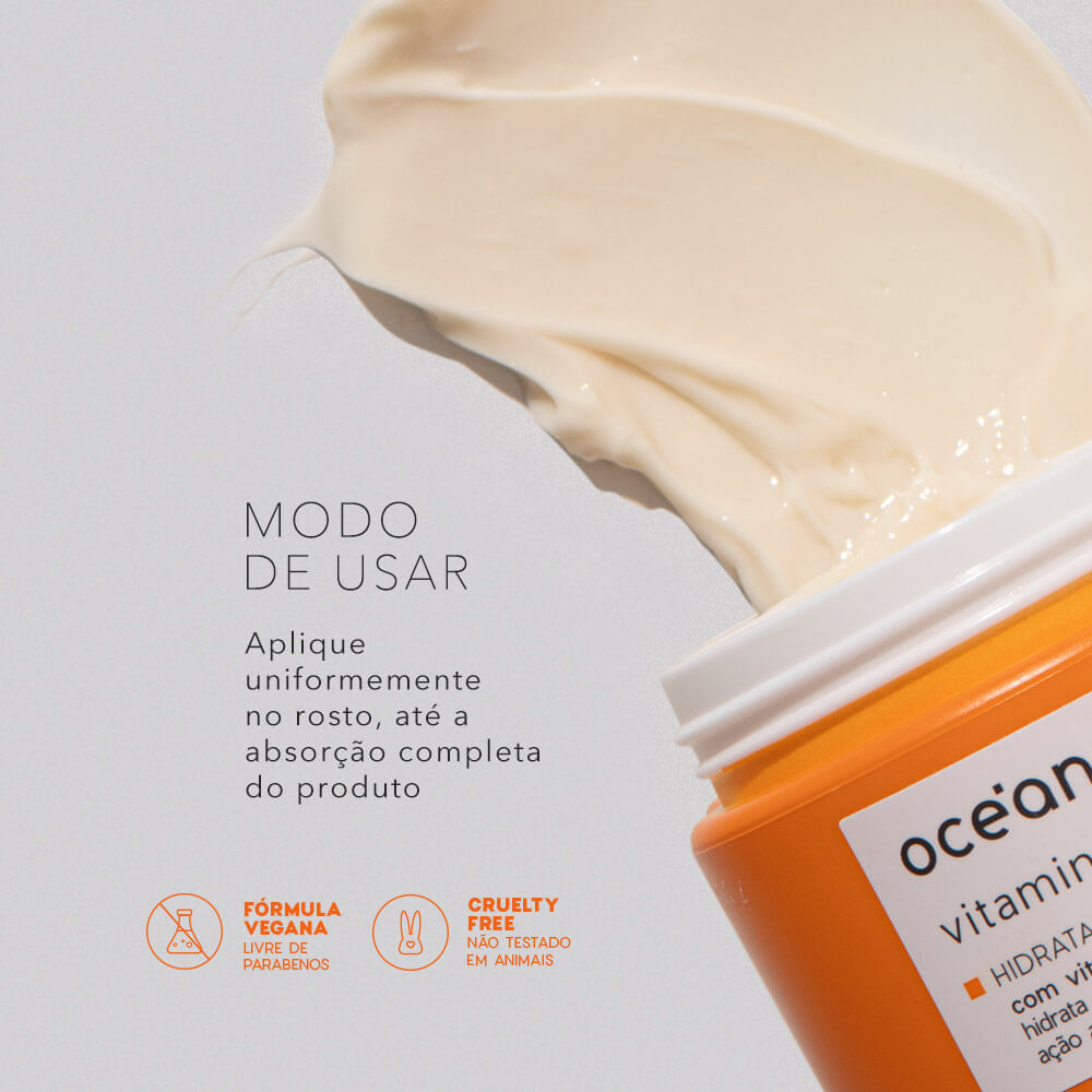 Creme Hidratante Facial com Vitamina C Vitamin C Cream 50g