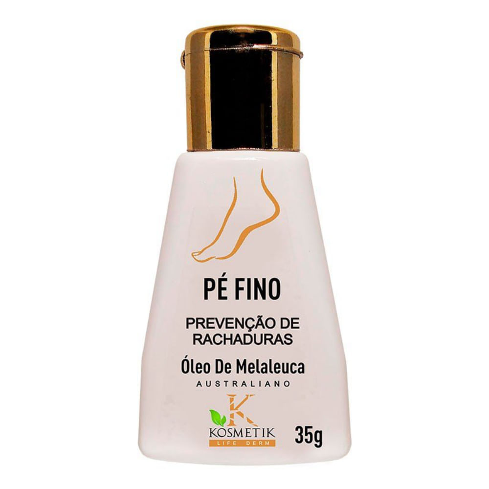 Pomada Kosmetik Pé Fino Óleo De Melaleuca 35g