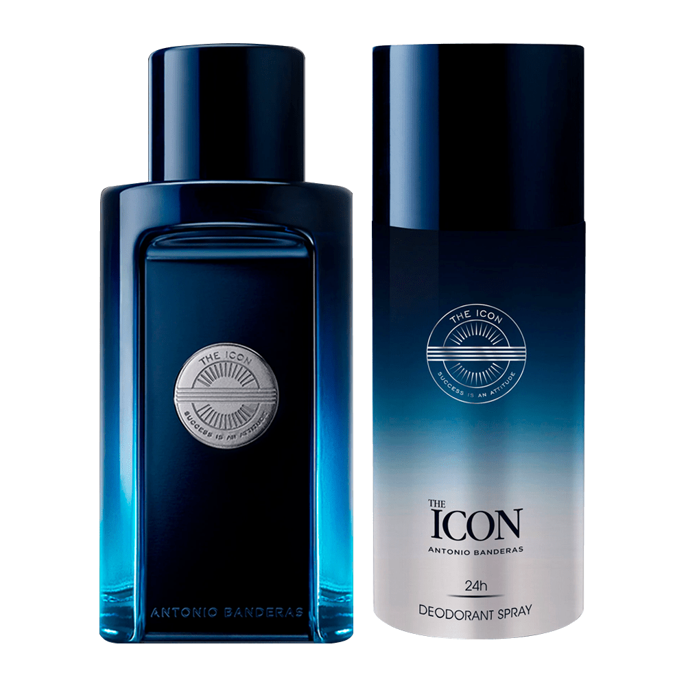 Bandeiras Kit Masculino The Icon Eau De Toilette 100 ml + Desodorante 150ml